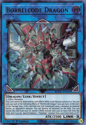 Borrelcode Dragon (BODE-EN050) - Burst of Destiny 1st Edition - Premium Yugioh Single from Konami - Just $0.32! Shop now at Game Crave Tournament Store