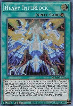 Heavy Interlock (BODE-EN052) - Burst of Destiny 1st Edition - Premium Yugioh Single from Konami - Just $0.25! Shop now at Game Crave Tournament Store