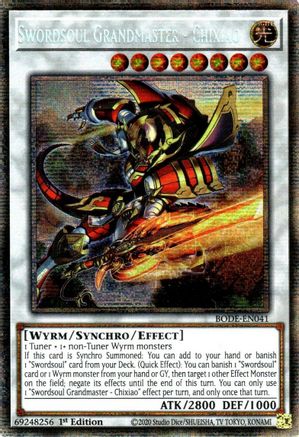 Swordsoul Grandmaster - Chixiao (Starlight Rare) (BODE-EN041) - Burst of Destiny 1st Edition - Premium Yugioh Single from Konami - Just $75.13! Shop now at Game Crave Tournament Store