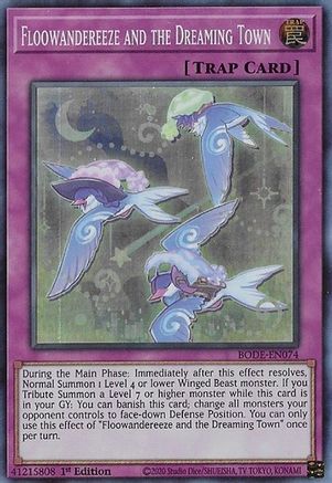 Floowandereeze and the Dreaming Town (BODE-EN074) - Burst of Destiny 1st Edition - Premium Yugioh Single from Konami - Just $0.09! Shop now at Game Crave Tournament Store