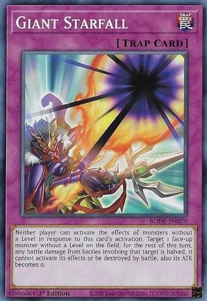 Giant Starfall (BODE-EN079) - Burst of Destiny 1st Edition - Premium Yugioh Single from Konami - Just $0.08! Shop now at Game Crave Tournament Store