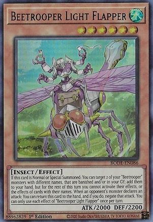 Beetrooper Light Flapper (BODE-EN086) - Burst of Destiny 1st Edition - Premium Yugioh Single from Konami - Just $0.25! Shop now at Game Crave Tournament Store