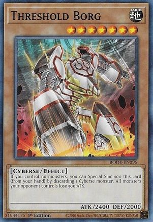 Threshold Borg (BODE-EN095) - Burst of Destiny 1st Edition - Premium Yugioh Single from Konami - Just $0.25! Shop now at Game Crave Tournament Store