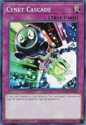 Cynet Cascade (BODE-EN099) - Burst of Destiny 1st Edition - Premium Yugioh Single from Konami - Just $0.25! Shop now at Game Crave Tournament Store