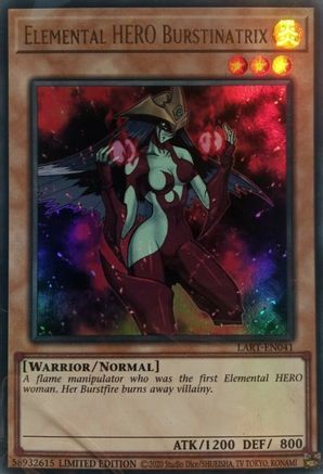 Elemental Hero Burstinatrix (LART-EN041) - The Lost Art Promotion Limited - Premium Yugioh Single from Konami - Just $9.50! Shop now at Game Crave Tournament Store