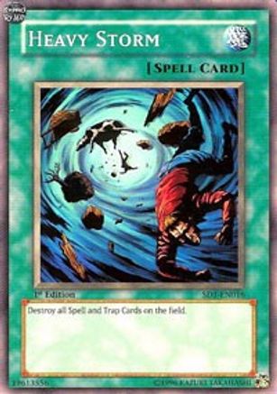 yugioh structure deck dragon's roar YuGiOh Structure Deck: Dragon's Roar Heavy Storm SD1-EN016