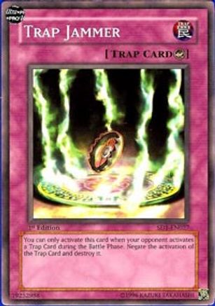 Trap Jammer (SD1-EN027) - Structure Deck: Dragon's Roar Unlimited - Premium Yugioh Single from Konami - Just $0.43! Shop now at Game Crave Tournament Store
