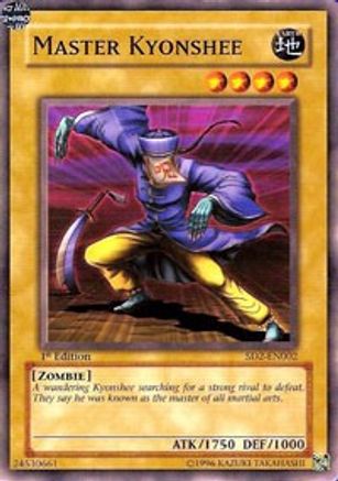 Master Kyonshee (SD2-EN002) - Structure Deck: Zombie Madness Unlimited - Premium Yugioh Single from Konami - Just $0.35! Shop now at Game Crave Tournament Store
