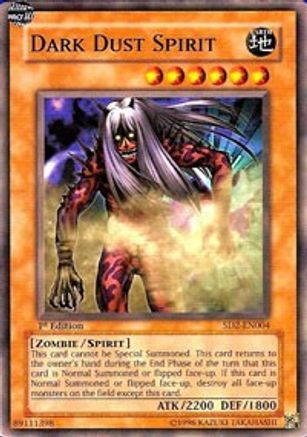 Dark Dust Spirit (SD2-EN004) - Structure Deck: Zombie Madness Unlimited - Premium Yugioh Single from Konami - Just $1.10! Shop now at Game Crave Tournament Store