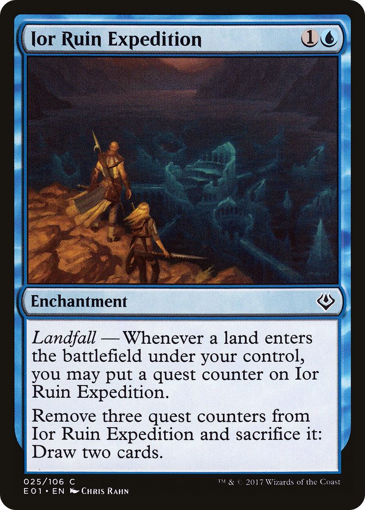 Ior Ruin Expedition (E01-025) - Archenemy: Nicol Bolas - Premium MTG Single from Wizards of the Coast - Just $0.25! Shop now at Game Crave Tournament Store