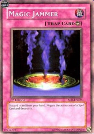 Magic Jammer (SD2-EN026) - Structure Deck: Zombie Madness 1st Edition - Premium Yugioh Single from Konami - Just $0.52! Shop now at Game Crave Tournament Store