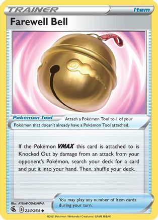 Farewell Bell 234/264 - Fusion Strike - Premium Pokemon Single from Nintendo - Just $0.25! Shop now at Game Crave Tournament Store