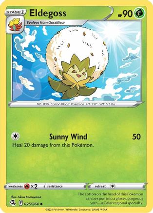 Eldegoss 25/264 - Fusion Strike - Premium Pokemon Single from Nintendo - Just $0.25! Shop now at Game Crave Tournament Store