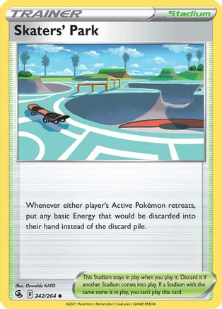 Skaters' Park 242/264 - Fusion Strike - Premium Pokemon Single from Nintendo - Just $0.25! Shop now at Game Crave Tournament Store