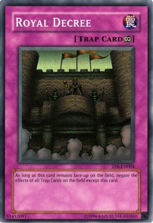 Royal Decree (TP6-EN004) - Tournament Pack 6 Unlimited - Premium Yugioh Single from Konami - Just $37.18! Shop now at Game Crave Tournament Store