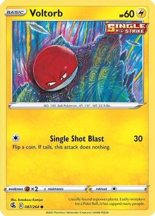 Voltorb 87/264 - Fusion Strike - Premium Pokemon Single from Nintendo - Just $0.25! Shop now at Game Crave Tournament Store