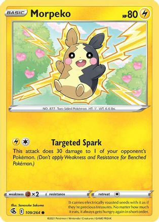 Morpeko 109/264 - Fusion Strike - Premium Pokemon Single from Nintendo - Just $0.25! Shop now at Game Crave Tournament Store