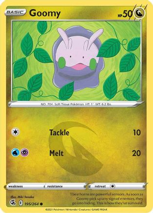 Goomy 195/264 - Fusion Strike - Premium Pokemon Single from Nintendo - Just $0.25! Shop now at Game Crave Tournament Store