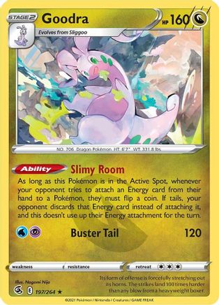 Goodra 197/264 - Fusion Strike - Premium Pokemon Single from Nintendo - Just $0.50! Shop now at Game Crave Tournament Store