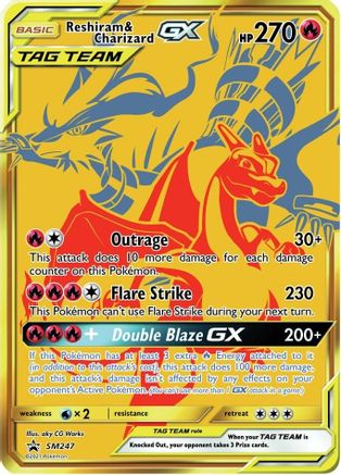 Reshiram & Charizard-GX SM247/248 - SM Black Star Promos Holofoil - Premium Pokemon Single from Nintendo - Just $9.86! Shop now at Game Crave Tournament Store