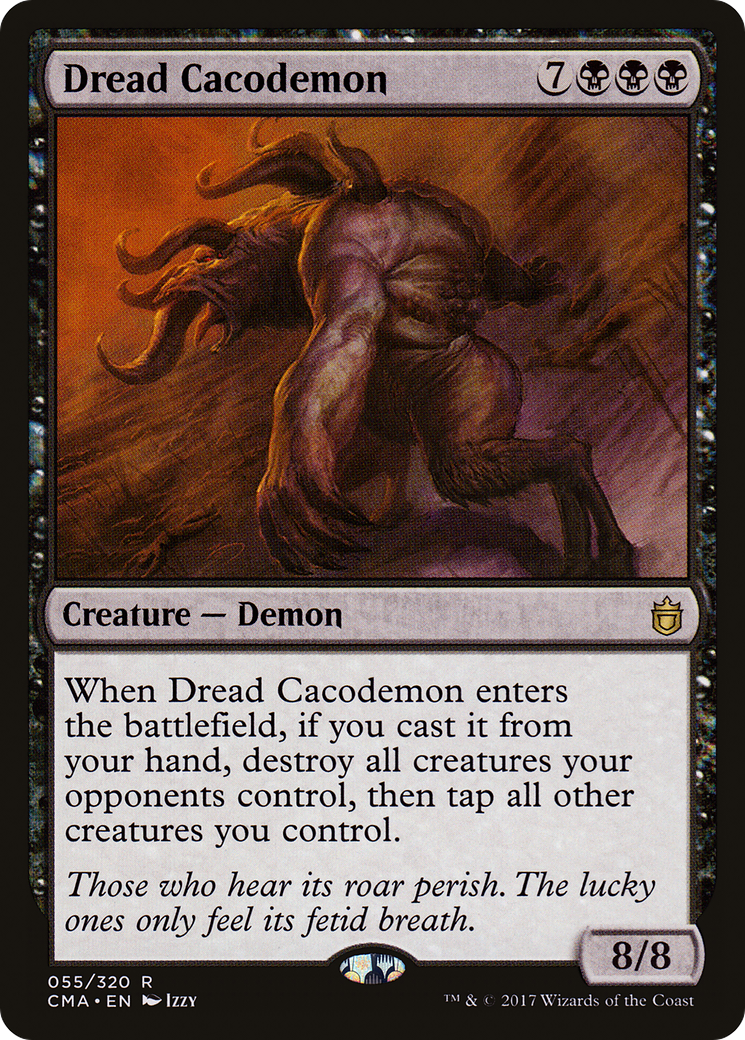 Dread Cacodemon (CMA-055) - Commander Anthology - Premium MTG Single from Wizards of the Coast - Just $2.13! Shop now at Game Crave Tournament Store
