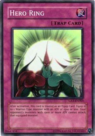 Hero Ring (GX1-EN003) - GX Duel Academy GBA Promo Limited - Premium Yugioh Single from Konami - Just $0.98! Shop now at Game Crave Tournament Store