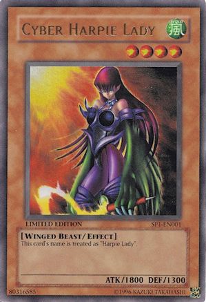 Cyber Harpie Lady (SP1-EN001) - Sneak Preview Series 1 Limited - Premium Yugioh Single from Konami - Just $5.06! Shop now at Game Crave Tournament Store