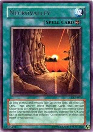 Necrovalley (DL3-001) - Duelist League Promo Limited - Premium Yugioh Single from Konami - Just $2.32! Shop now at Game Crave Tournament Store
