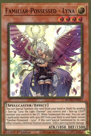 Familiar-Possessed - Lyna (MGED-EN013) - Maximum Gold: El Dorado 1st Edition - Premium Yugioh Single from Konami - Just $0.25! Shop now at Game Crave Tournament Store