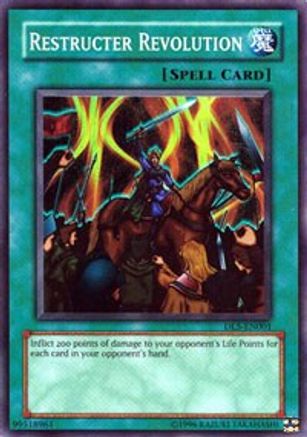 Restructer Revolution (DL5-EN001) - Duelist League Promo Limited - Premium Yugioh Single from Konami - Just $0.27! Shop now at Game Crave Tournament Store