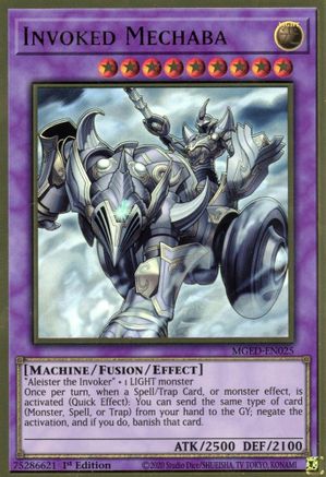 Invoked Mechaba (MGED-EN025) - Maximum Gold: El Dorado 1st Edition - Premium Yugioh Single from Konami - Just $0.25! Shop now at Game Crave Tournament Store