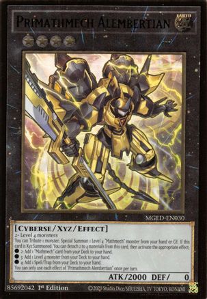 Primathmech Alembertian (MGED-EN030) - Maximum Gold: El Dorado 1st Edition - Premium Yugioh Single from Konami - Just $0.35! Shop now at Game Crave Tournament Store