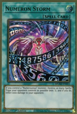 Numeron Storm (MGED-EN051) - Maximum Gold: El Dorado 1st Edition - Premium Yugioh Single from Konami - Just $0.25! Shop now at Game Crave Tournament Store