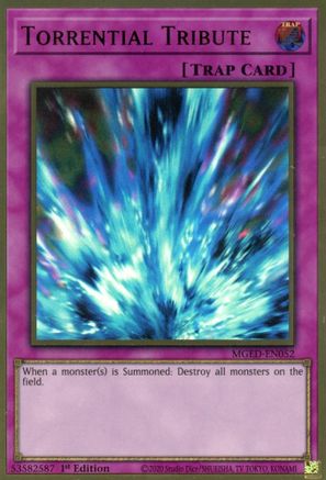 Torrential Tribute (MGED-EN052) - Maximum Gold: El Dorado 1st Edition - Premium Yugioh Single from Konami - Just $0.36! Shop now at Game Crave Tournament Store