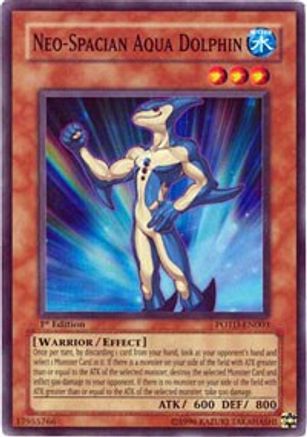 Neo-Spacian Aqua Dolphin (POTD-EN003) - Power of the Duelist 1st Edition - Premium Yugioh Single from Konami - Just $1.82! Shop now at Game Crave Tournament Store