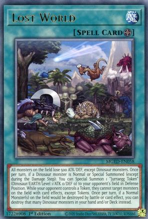 Lost World (MGED-EN058) - Maximum Gold: El Dorado 1st Edition - Premium Yugioh Single from Konami - Just $0.25! Shop now at Game Crave Tournament Store