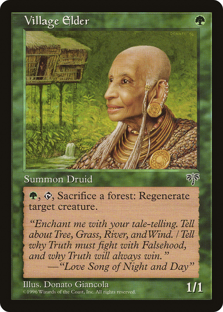 Village Elder (MIR-251) - Mirage - Premium MTG Single from Wizards of the Coast - Just $0.25! Shop now at Game Crave Tournament Store