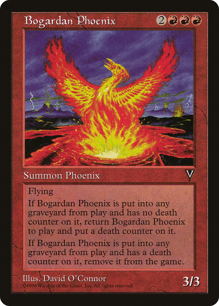 Bogardan Phoenix (VIS-076) - Visions - Premium MTG Single from Wizards of the Coast - Just $1.33! Shop now at Game Crave Tournament Store