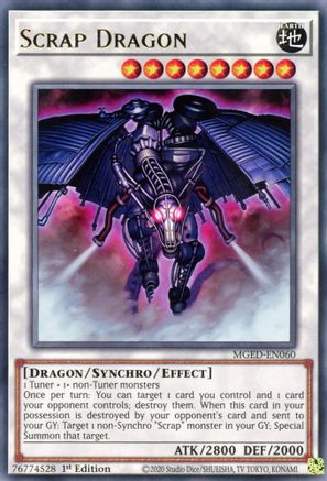 Scrap Dragon (MGED-EN060) - Maximum Gold: El Dorado 1st Edition - Premium Yugioh Single from Konami - Just $0.25! Shop now at Game Crave Tournament Store