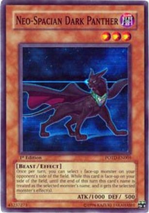 Neo-Spacian Dark Panther (POTD-EN005) - Power of the Duelist Unlimited - Premium Yugioh Single from Konami - Just $1.77! Shop now at Game Crave Tournament Store