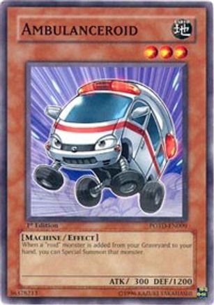 Ambulanceroid (POTD-EN009) - Power of the Duelist 1st Edition - Premium Yugioh Single from Konami - Just $0.26! Shop now at Game Crave Tournament Store