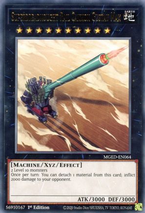 Superdreadnought Rail Cannon Gustav Max (MGED-EN064) - Maximum Gold: El Dorado 1st Edition - Premium Yugioh Single from Konami - Just $0.56! Shop now at Game Crave Tournament Store