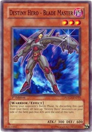 Destiny Hero - Blade Master (POTD-EN015) - Power of the Duelist Unlimited - Premium Yugioh Single from Konami - Just $0.62! Shop now at Game Crave Tournament Store