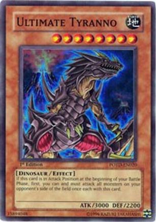 Ultimate Tyranno (POTD-EN020) - Power of the Duelist Unlimited - Premium Yugioh Single from Konami - Just $0.54! Shop now at Game Crave Tournament Store