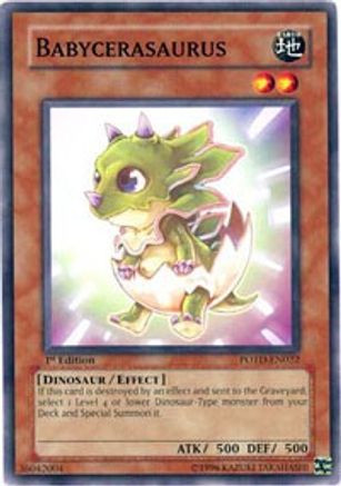 Babycerasaurus (POTD-EN022) - Power of the Duelist Unlimited - Premium Yugioh Single from Konami - Just $0.25! Shop now at Game Crave Tournament Store