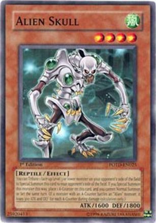 Alien Skull (POTD-EN025) - Power of the Duelist Unlimited - Premium Yugioh Single from Konami - Just $0.25! Shop now at Game Crave Tournament Store