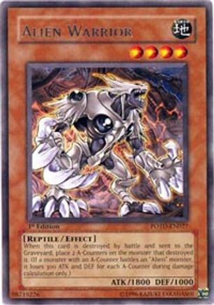 Alien Warrior (POTD-EN027) - Power of the Duelist Unlimited - Premium Yugioh Single from Konami - Just $1.06! Shop now at Game Crave Tournament Store