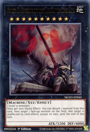 Number 81: Superdreadnought Rail Cannon Super Dora (MGED-EN065) - Maximum Gold: El Dorado 1st Edition - Premium Yugioh Single from Konami - Just $0.25! Shop now at Game Crave Tournament Store