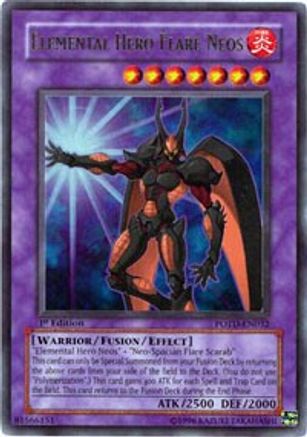 Elemental Hero Flare Neos (POTD-EN032) - Power of the Duelist 1st Edition - Premium Yugioh Single from Konami - Just $13.11! Shop now at Game Crave Tournament Store