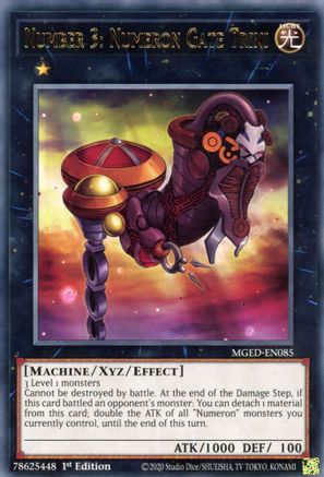Number 3: Numeron Gate Trini (MGED-EN085) - Maximum Gold: El Dorado 1st Edition - Premium Yugioh Single from Konami - Just $0.25! Shop now at Game Crave Tournament Store